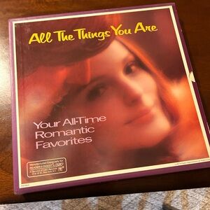 Romantic Favorites Vinyl Record Cover